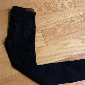 Super high rise ripped jeans.